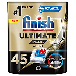 FINISH Quantum Ultimate Plus Fresh kapsulės indaplovei 45 vnt.