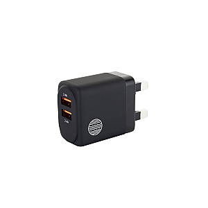 ĮKROVIKLIS 2 USB PRIJUNGTAI 4.8A/UK 30W