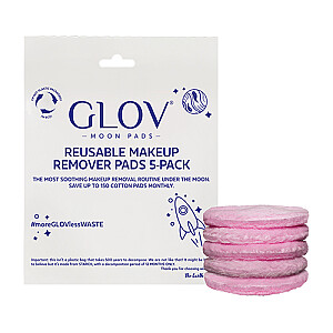 GLOV Moon Pads Eco Многоразовые подушечки для снятия макияжа, 5 шт.