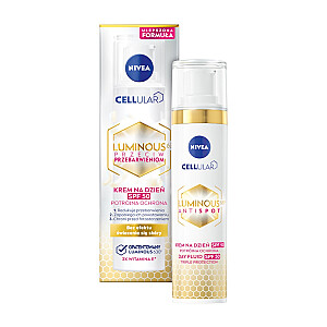 NIVEA Cellular Luminous dieninis kremas nuo spalvos pasikeitimo SPF50 40 ml