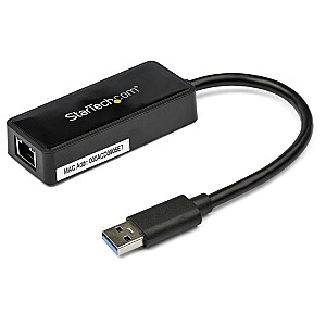 GIGABIT USB 3.0 tinklo plokštė – JUODAS/IN