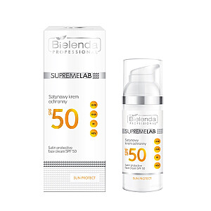 BIELENDA PROFESSIONAL SupremeLab Satin apsauginis veido kremas SPF50 Satin apsauginis veido kremas su filtru SPF50 50ml