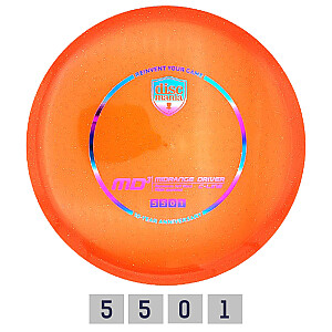 Diskgolfo diskas Vidutinės klasės tvarkyklė C-LINE Orange