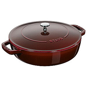 Staub gili keptuvė su dangčiu - 28 cm, Grenadinas