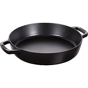 Staub ketaus keptuvė su dviem rankenomis, 26 cm, juoda