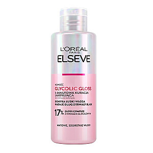 L'OREAL Elseve Glycolic Gloss atkuriamoji priemonė žvilgantiems plaukams moterims 200ml