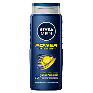 NIVEA Men Power 24H Fresh Effect dušo želė 500 ml