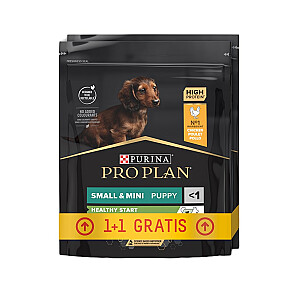 PURINA Pro Plan small&mini suaugusiems su vištiena ir ryžiais - sausas šunų maistas - 700g+700g