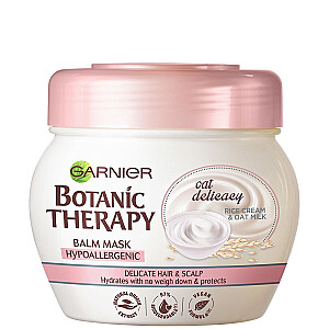 GARNIER Botanic Therapy Oat Delicacy гипоаллергенная маска для нежных волос и кожи головы 300мл