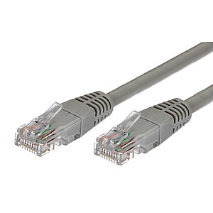 Медный патч-корд Cat.6 RJ45 UTP, 5 м. серый