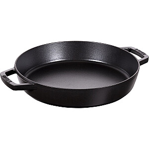 Staub ketaus keptuvė su dviem rankenomis, 34 cm, juoda