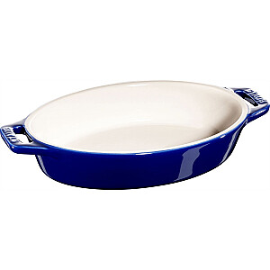 Staub Oval keraminis indas - 400 ml, Mėlynas