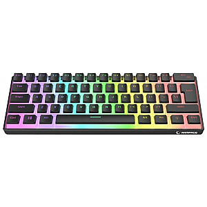 RAMPAGE USB-C RGB PUDDING KEYS GAMING KLAVIATŪRA