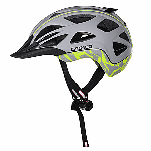 Šalmas CASCO ACTIV2 sidabrinis-neonas L 58-62