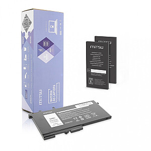 „Dell Latitude E5280“, E5580, 3000 mAh (34 Wh), 11,4 volto akumuliatorius