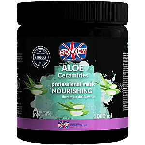 RONNEY Aloe Ceramines Professional Mask Nourishing Therapy For Тусклые и сухие волосы Маска для сухих и тусклых волос 1000мл