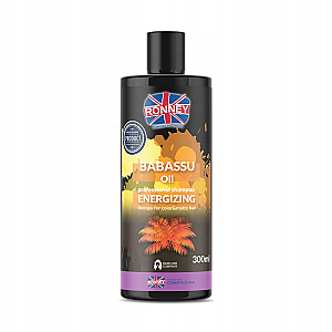 RONNEY Babassu Oil Professional Shampoo Energizing Therapy For Color & Matte Hair энергетический шампунь с маслом бабассу для окрашенных и матовых волос 300мл