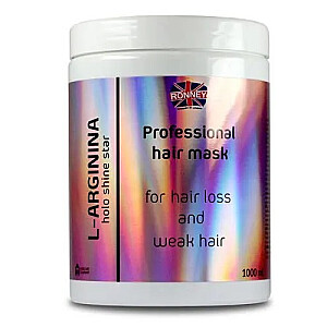 RONNEY L-Arganina Holo Shine Star Профессиональная маска для волос от выпадения и слабых волос, маска против выпадения волос 1000 мл