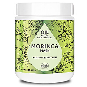 RONNEY Professional Oil System Medium Prosity Маска для волос для волос средней пористости Moringa 1000мл