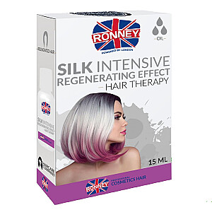 RONNEY Silk Intensiv Professional Hair Oil Regenerating Effect regeneruojantis plaukų aliejus 15ml