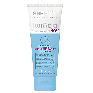 SHEFOOT Laboratories minkštinamasis ir glotninamasis pėdų kremas su karbamidu 40% 75ml