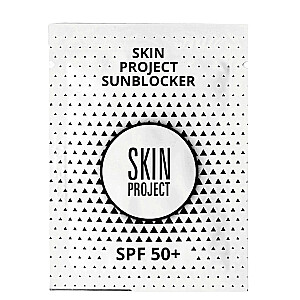 SKIN PROJECT Tattoo SunBlocker lengvas kremas nuo saulės SPF 50+ tatuiruotėms 10 x 3 ml