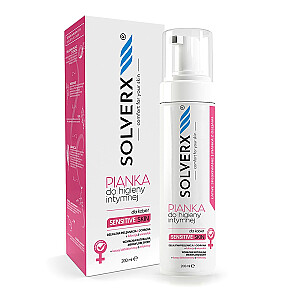 SOLVERX Sensitive Skin Пена для интимной гигиены для женщин 200мл