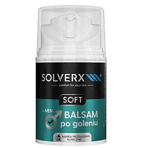 SOLVERX Soft balzamas po skutimosi vyrams 50ml