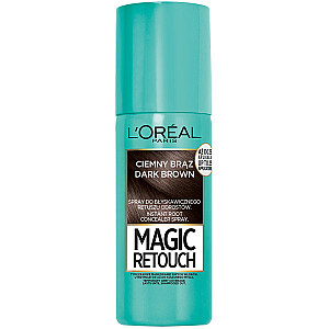 L'OREAL Magic Retouch purškiklis momentiniam šaknų retušavimui Tamsiai rudas 75ml