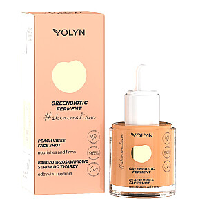 YOLYN Greenbiotic Ferment maitinamasis veido serumas Very Peach 20ml