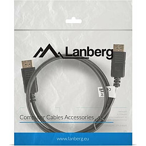 Kabel Lanberg DisplayPort – DisplayPort 1 м черный (CA-DPDP-10CC-0010-BK)