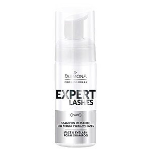 FARMONA PROFESSIONAL Expert Lashes Face & Eyelash Foam Shampoo Пенный шампунь для умывания лица и ресниц 100мл