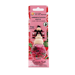 LA CASA DE LOS AROMAS Car Freshner automobilių gaiviklis Strawberry 7ml