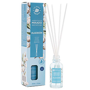 LA CASA DE LOS AROMAS Mikado Intense Cotton smilkalų lazdelės 30ml