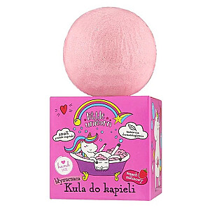 LITTLE UNICORN Glitter vonios bomba Raspberry 165g