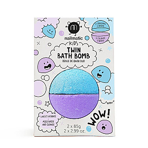 NAILMATIC Kids Twin Bath Bomb mėlyna/violetinė 170g