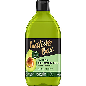 NATURE BOX dušo želė dušo želė su avokadų aliejumi 385ml