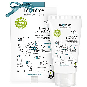 MOMME Baby Natural Care minkštas prausimosi gelis 2in1 vaikams 150ml