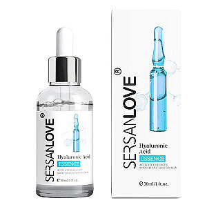 SERSANLOVE Hyaluronic Acid Essence drėkinamasis veido serumas su hialurono rūgštimi ir augalų ekstraktais 30ml