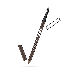 PUPA True Eyebrow Pencil vandeniui atsparus antakių pieštukas vandeniui atsparus 002 rudas 1,08 g