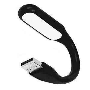 Activejet USB LED kompiuterio skaitymo lemputė. Įtampa 5V. Galia 1,2 W. PVC medžiaga. Gaminio dydis 170*18,5*9 mm.