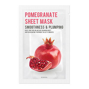 EUNYUL Sheet Mask Pomegranate Укрепляющая и разглаживающая маска для лица с гранатом 22мл