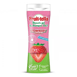 FRUITTELLA Dušo želė ir šampūnas 2in1 Braškės 300ml