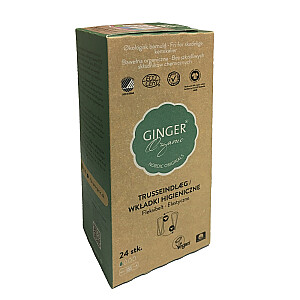 Higieniniai įklotai GINGER ORGANIC 24 vnt.