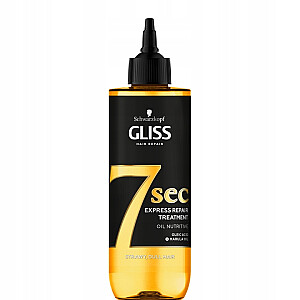 GLISS 7sec Express Repair Treatment Oil Maitinanti greitoji plaukų priežiūra, suteikianti švelnumo ir blizgesio 200 ml