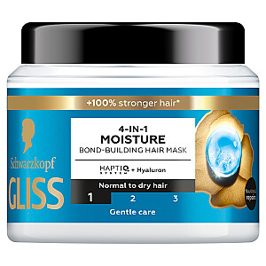 GLISS Trt Aqua Revive stiprinanti plaukų kaukė 4in1 Moisture 400ml
