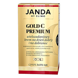 JANDA Gold C Premium daugiafunkcis veido kremas geram rytui ir nakčiai 50ml