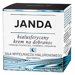 JANDA Power of Hyaluronic Filler hialusferinis kremas prieš miegą Blue Algae 50 ml