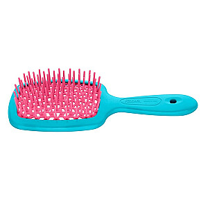 JANEKE Small Superbrush, маленькая парикмахерская щетка для распутывания волос, розового и синего цвета.