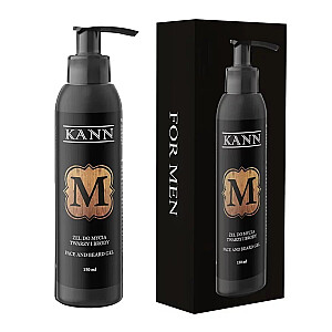 KANN Face And Beard Gel гель для умывания лица и бороды 150мл